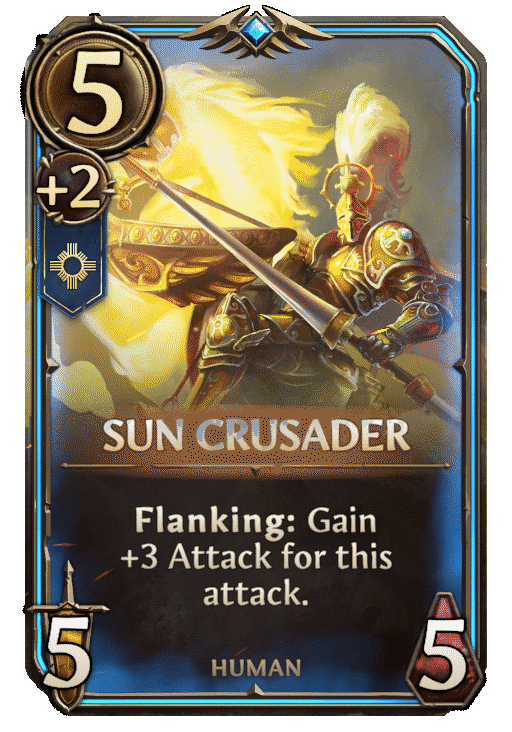 Sun Crusader, Haven Unit card in Might & Magic Fates