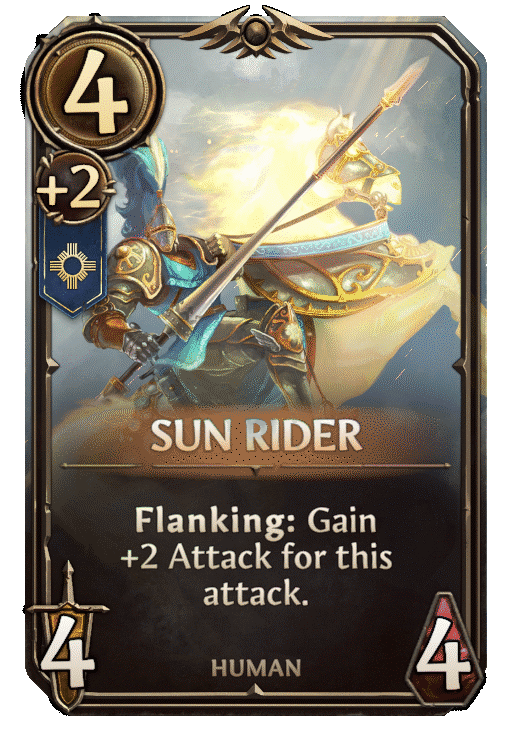 Sun Rider, Haven Unit card in Might & Magic Fates