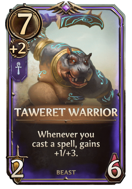 Taweret Warrior, Academy Unit card in Might & Magic Fates