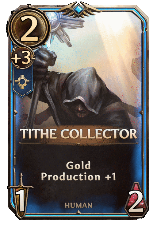 Tithe Collector, Haven Unit card in Might & Magic Fates