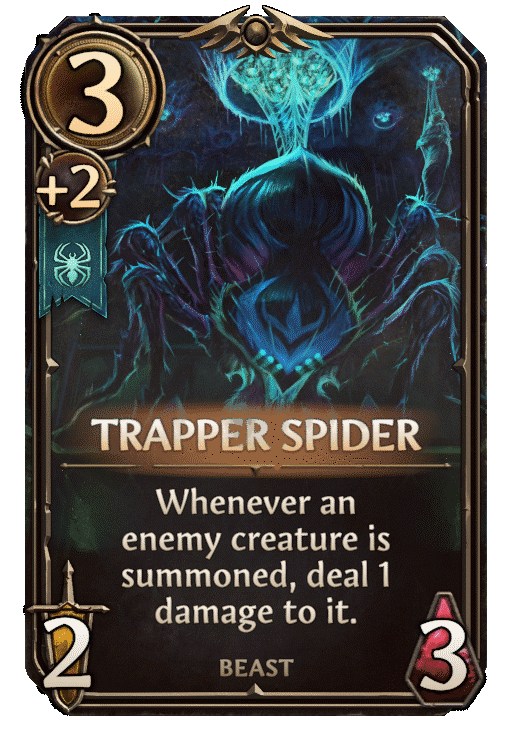 Trapper Spider, Necropolis Unit card in Might & Magic Fates