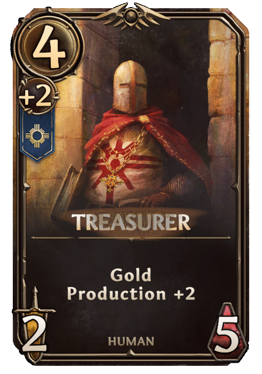 Treasurer, Haven Unit card in Might & Magic Fates