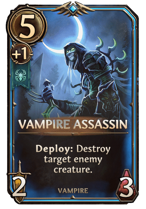 Vampire Assassin, Necropolis Unit card in Might & Magic Fates