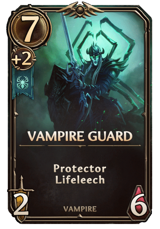 Vampire Guard, Necropolis Unit card in Might & Magic Fates