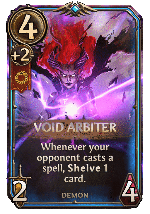Void Arbiter, Inferno Unit card in Might & Magic Fates