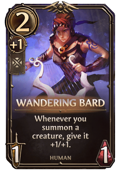 Wandering Bard, Neutral Unit card in Might & Magic Fates