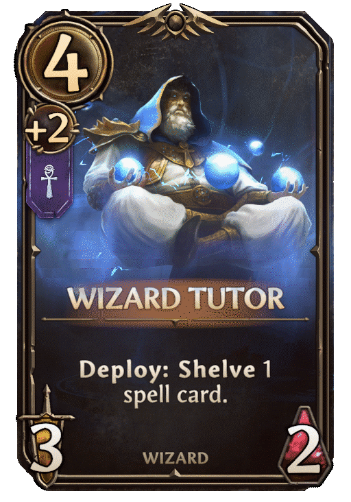 Wizard Tutor, Academy Unit card in Might & Magic Fates