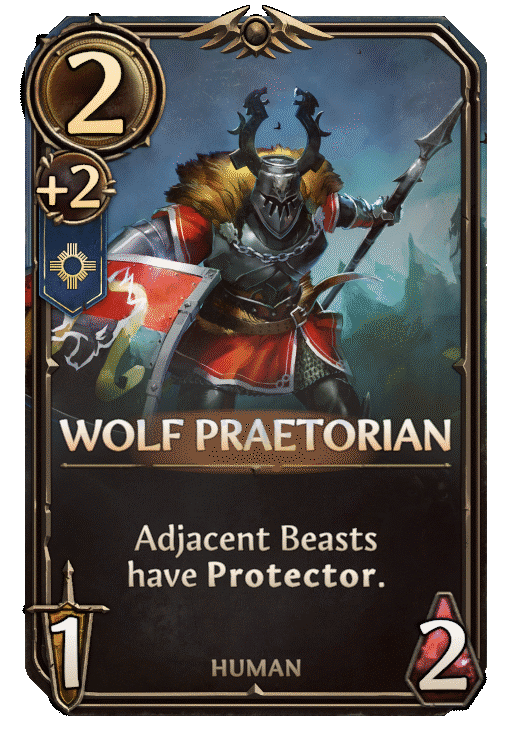 Wolf Praetorian, Haven Unit card in Might & Magic Fates