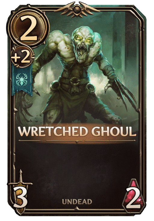 Wretched Ghoul, Necropolis Unit card in Might & Magic Fates