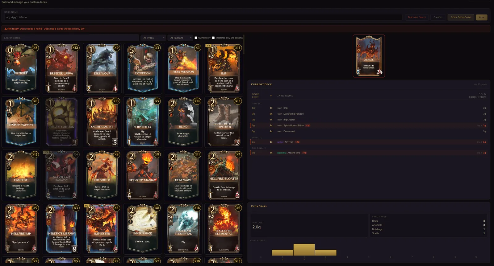 FatesForge Meta Analysis - Top decks and faction distribution for Might and Magic Fates